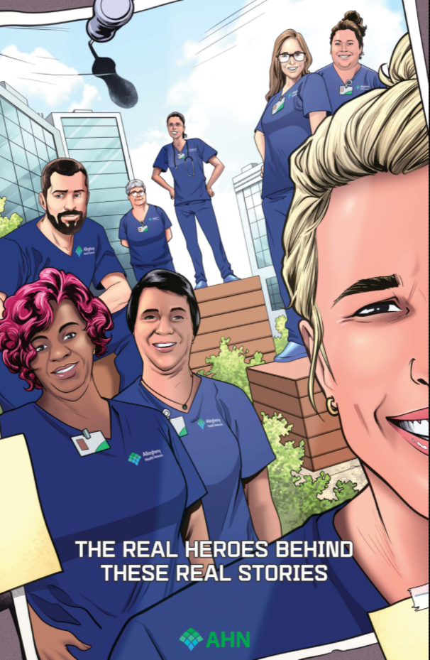 The Vitals cover with nurses gathered in a selfie-style group portrait