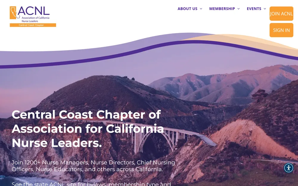 Central Coast chapter site homepage