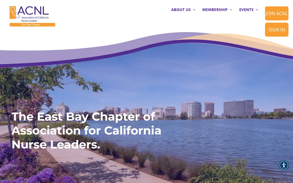 East Bay chapter site homepage