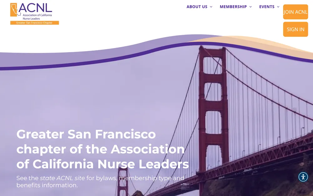 Greater San Francisco chapter site homepage