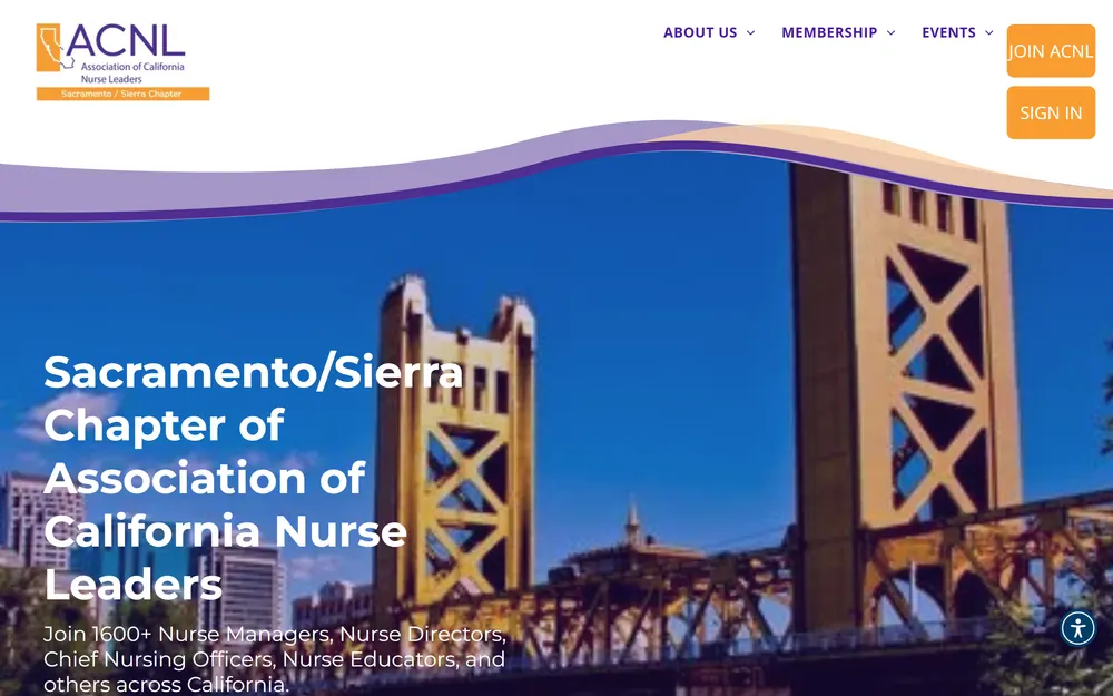 Sacramento Sierra chapter site homepage