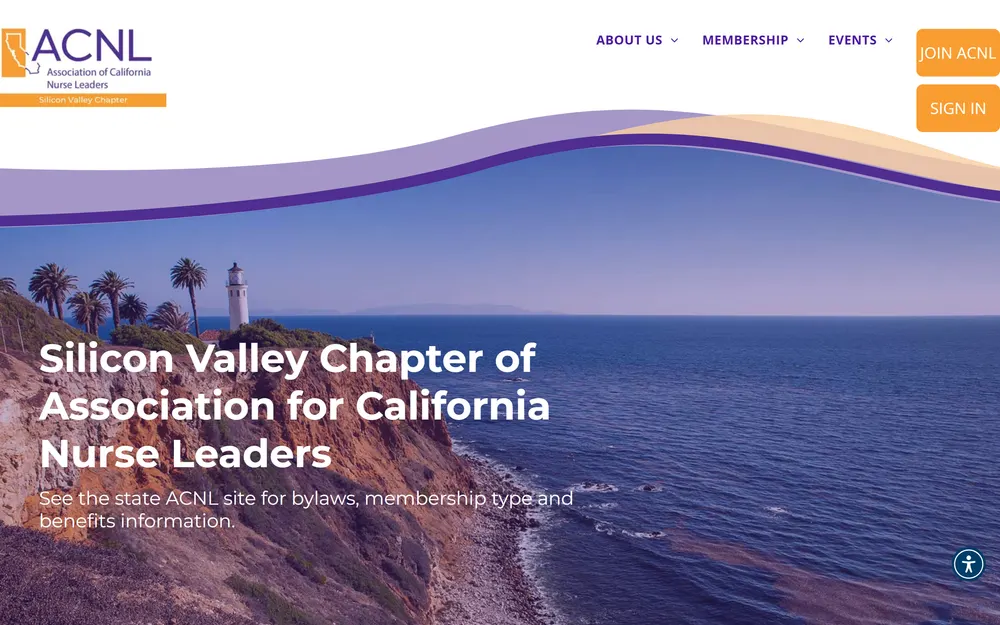 Silicon Valley chapter site homepage